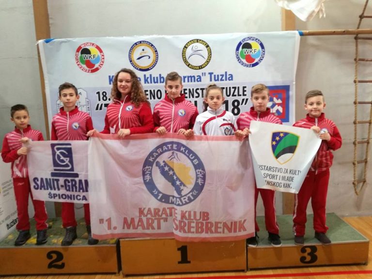 Karate klub ”1. Mart” Srebrenik osvojio 13 medalja u Tuzli Karate klub ”1. Mart” Srebrenik osvojio 13 medalja u Tuzli