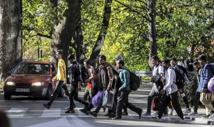 Bihać, BiH - 25. oktobar 2019:Grad Bihać je pod velikim priti