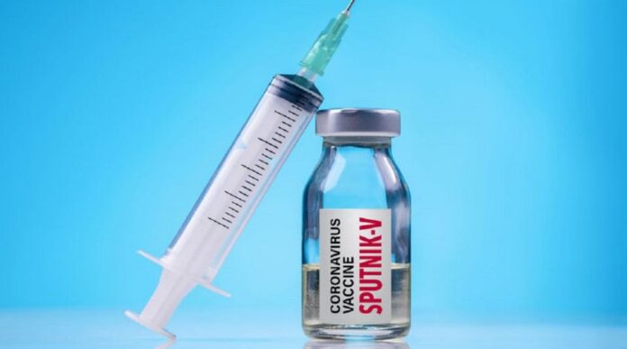 Antalya, TURKEY - August 11, 2020. The Covid-19 coronavirus vaccine produced in Russia named Sputnik-V.