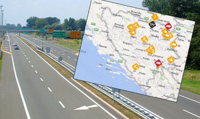 Pojačana je frekvencija vozila na putevima u BiH, kao i na graničnim prelazima. 1 stanje na putevima2 13